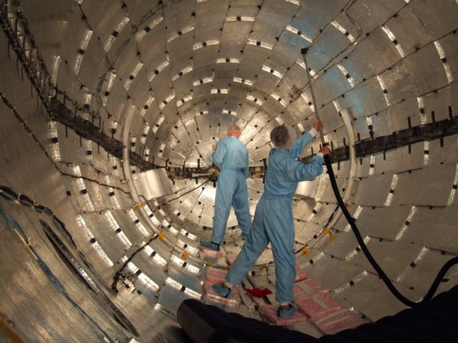 Cleaning inside the fairing