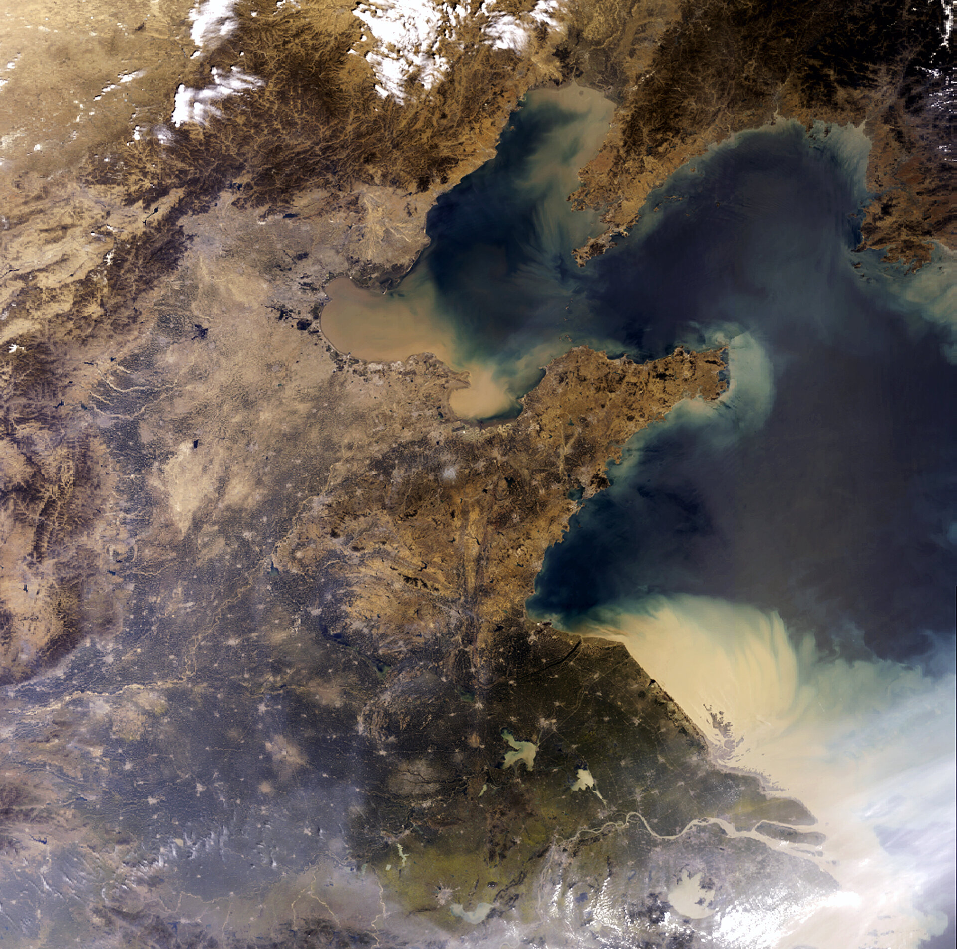 Esa - Earth From Space: The Yellow Sea Of China