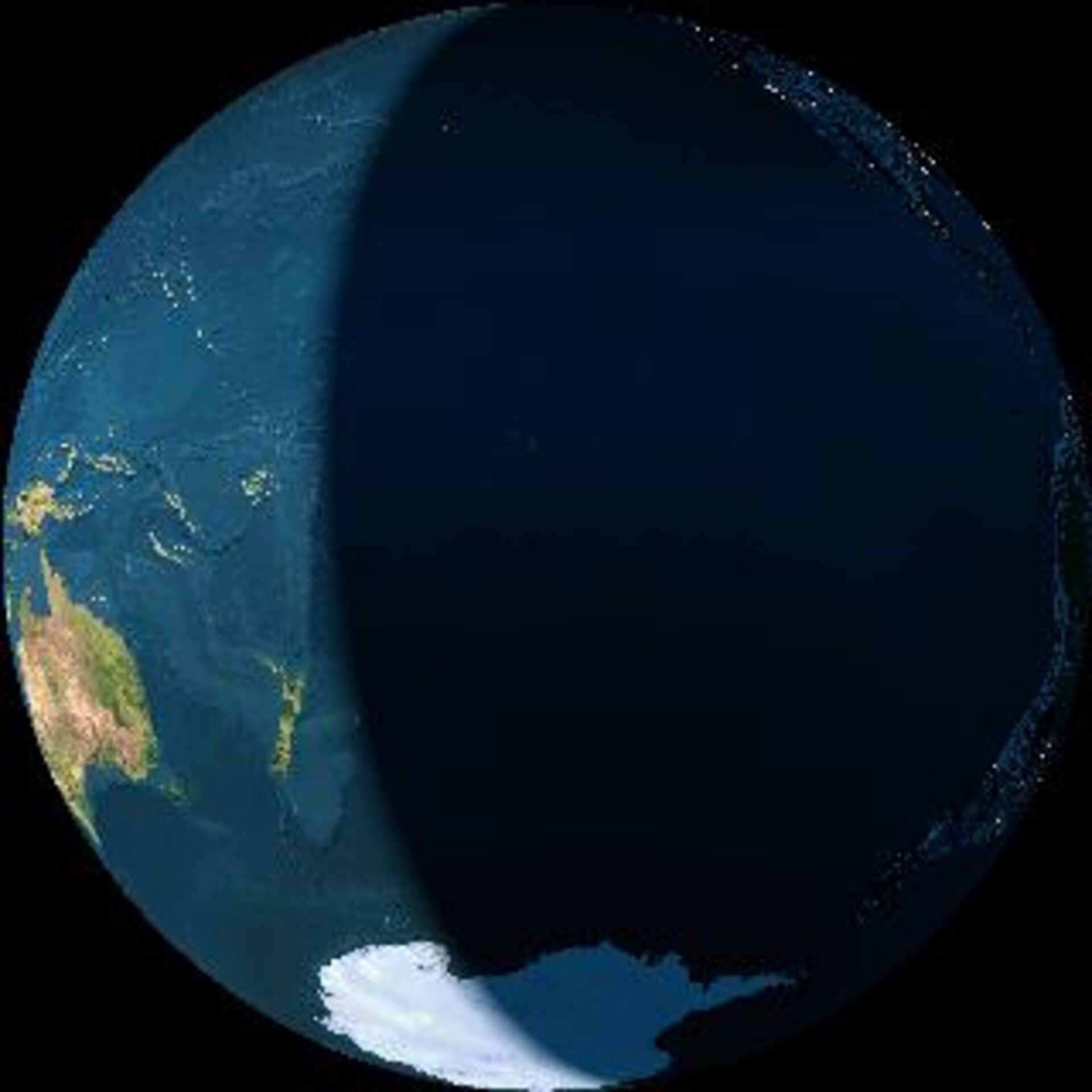 Views of Earth from the Moon at SMART-1 nominal impact time