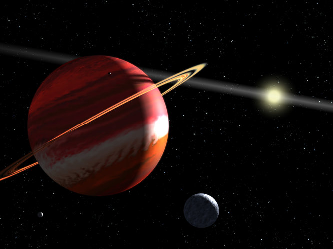 Artist’s concept of nearest exoplanet to our Solar System