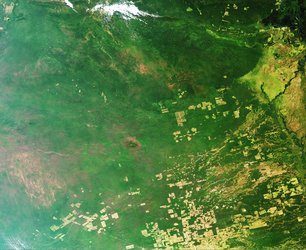 Envisat image of Paraguay