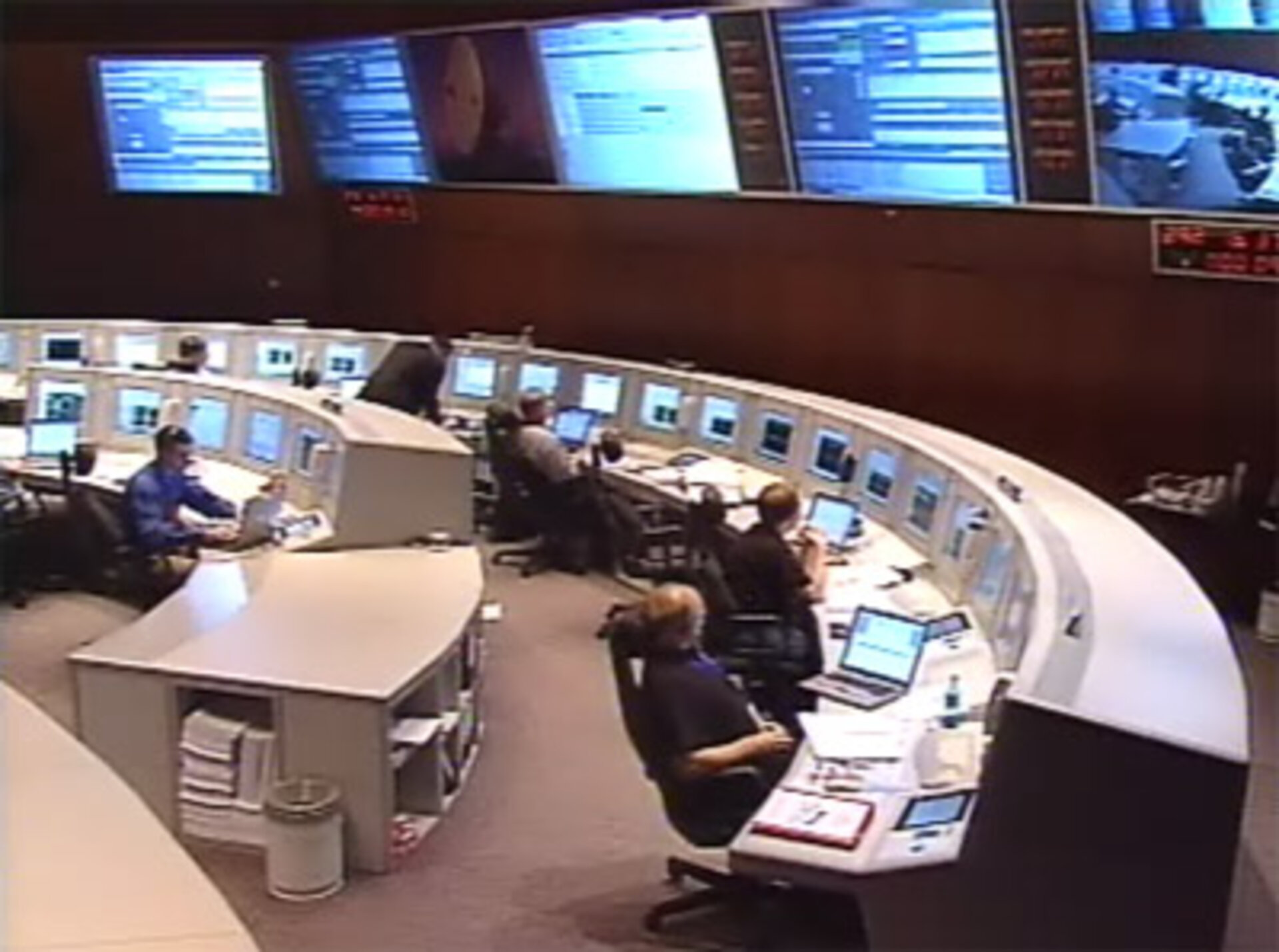 ESOC during MetOp launch