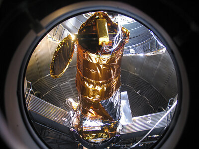 COROT bei Tests unter weltraumnahen Bedingungen