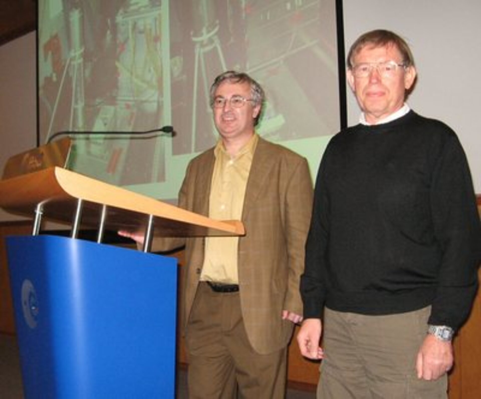 José Moreno (left) and Ismael Moya (right)