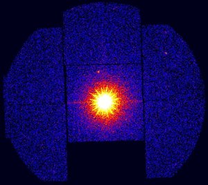 XMM-Newton observation of gamma-ray burst 221009A