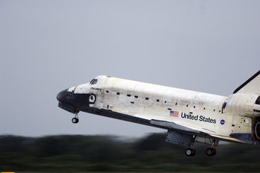 Landing of Space Shuttle Discovery