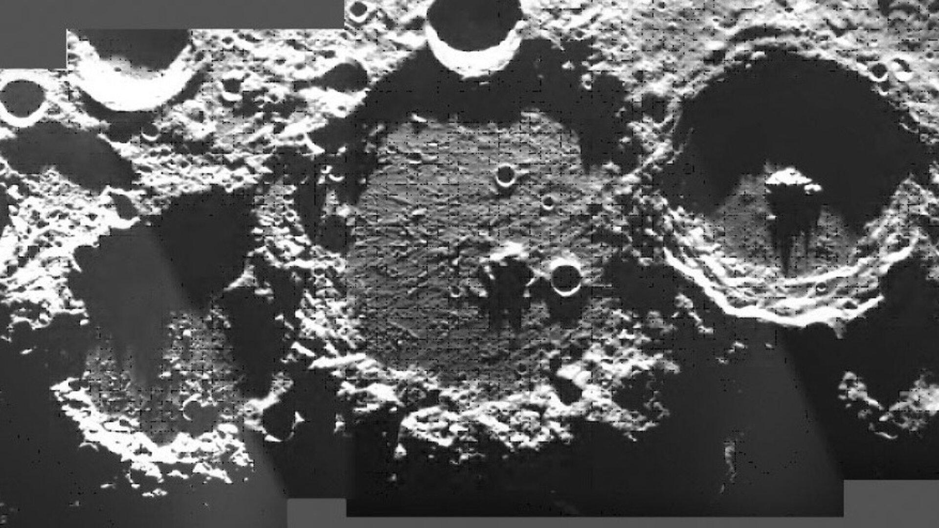 Plaskett and companion craters - AMIE mosaic