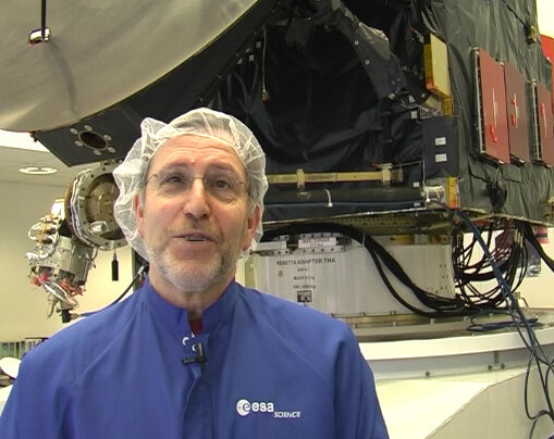Dr. Gerhard Schwehm, leitender Wissenschaftler des Rosetta-Projekts