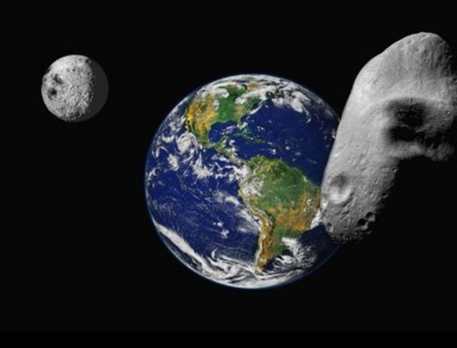Med jämna mellanrum får jordens grannskap besök av asteroider och kometer
