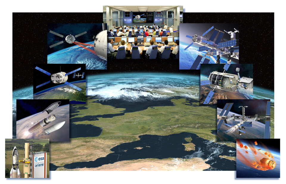 ATV mission scenario - from launch through to destructive re-entry in the Earth's atmosphere