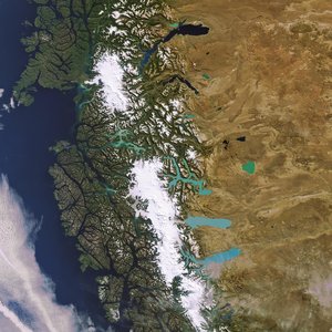 Envisat image of Patagonia