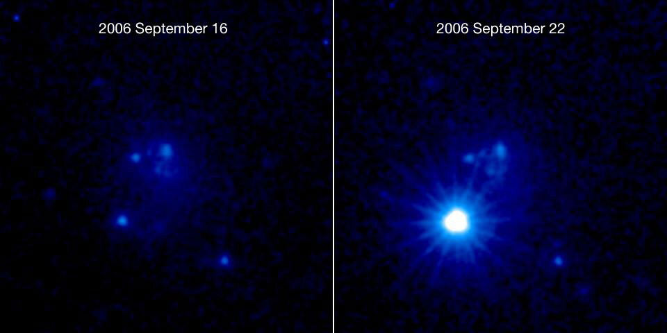 Magnetar Westerlund 1 antes y después del  ‘espasmo cósmico’