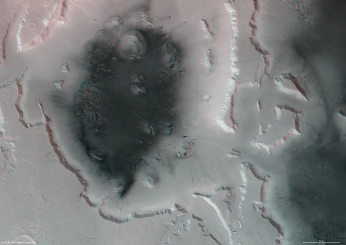 3D Anaglyph view of Deuteronilus Mensae