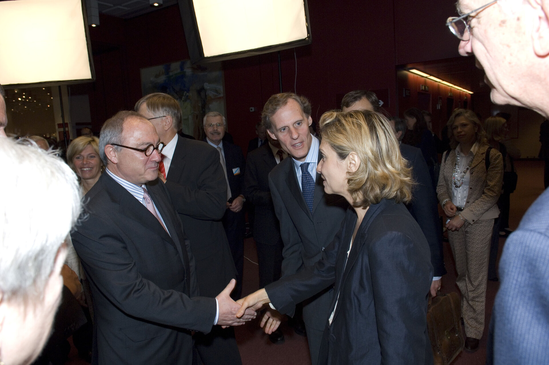 Le Directeur Général de l'ESA et la Ministre Française de l'Education et de la Recherche