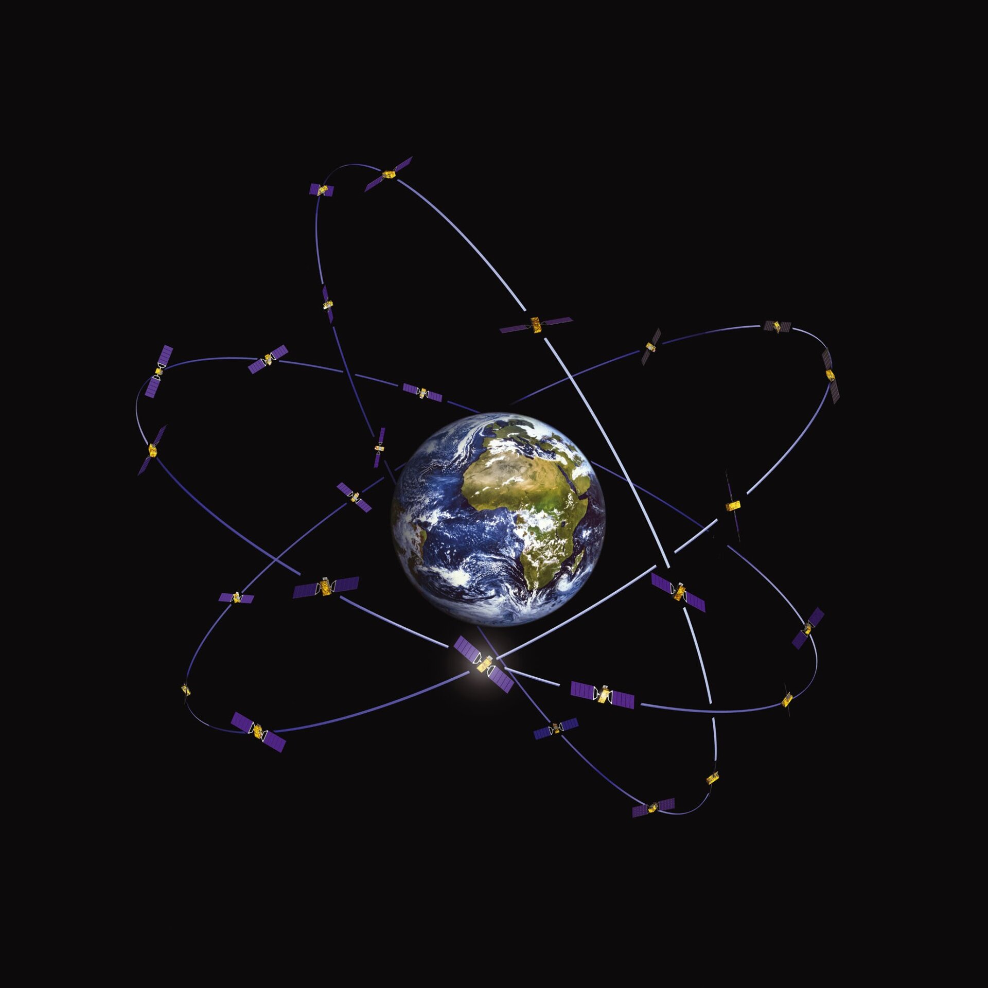 Die Galileo-Satellitenkonstellation