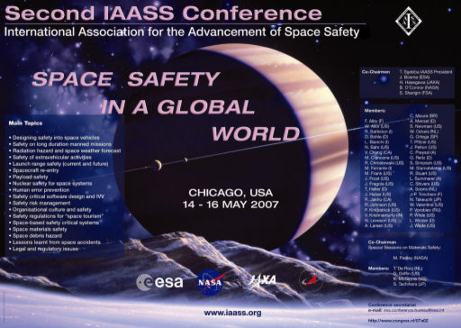 IAASS second conference: Space Safety in a Global World