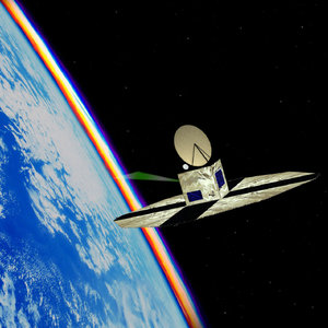 Odins OSIRIS-instrument tittar snett ner på den solstrålning som passerat atmosfären för att se ozonets 'fingeravtryck'