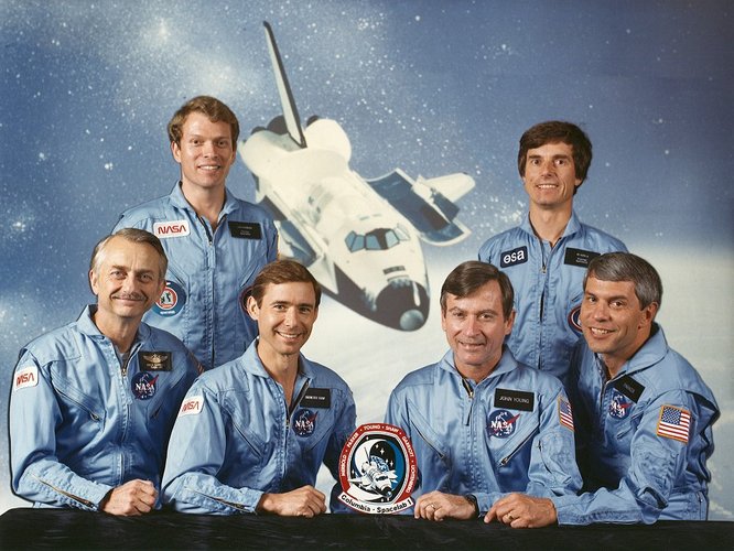 STS-9/Spacelab-1 crew portrait