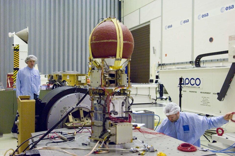 The experiment was prepared, built and tested at ESTEC