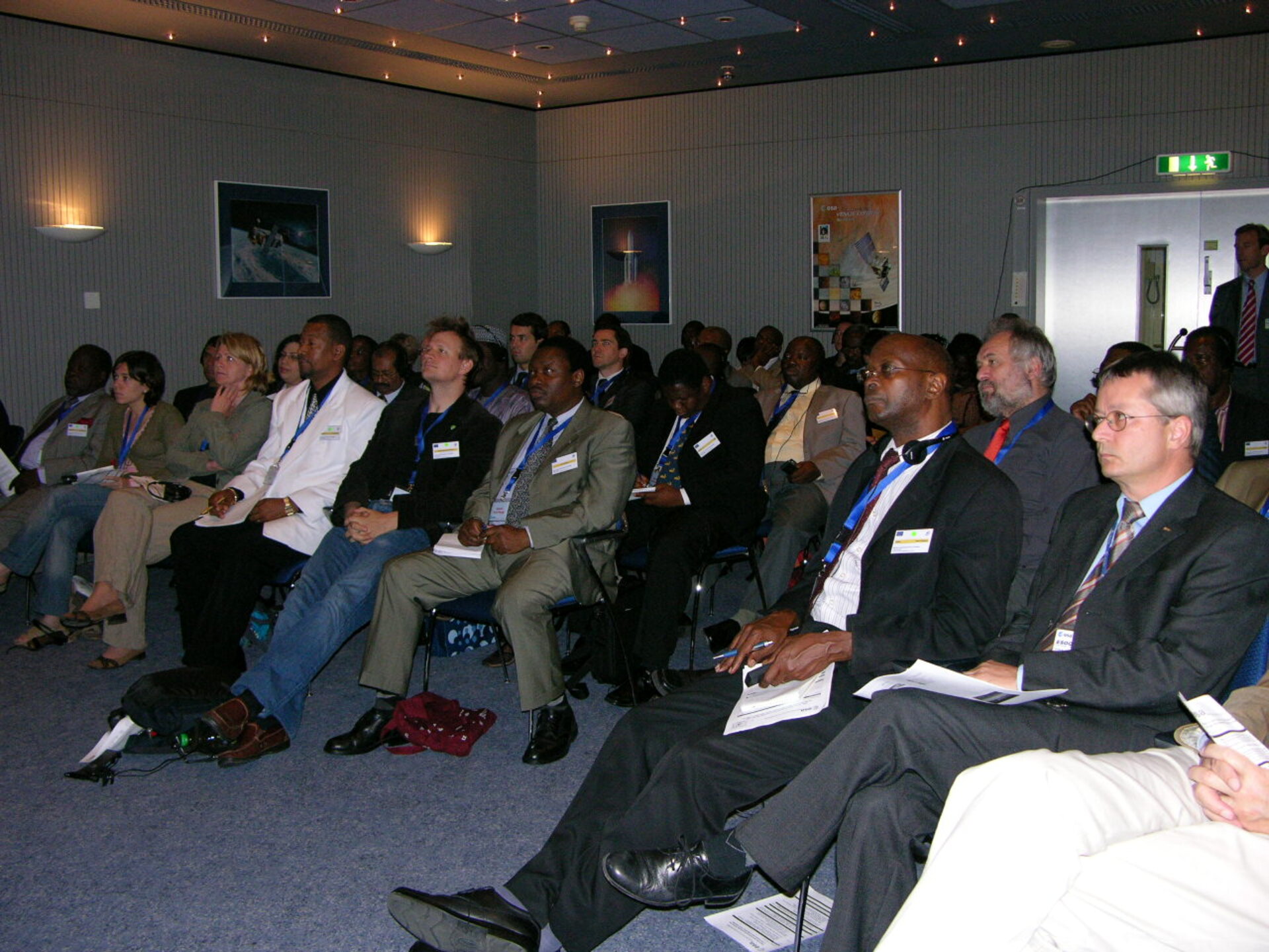 Delegates during the climate change monitoring workshop