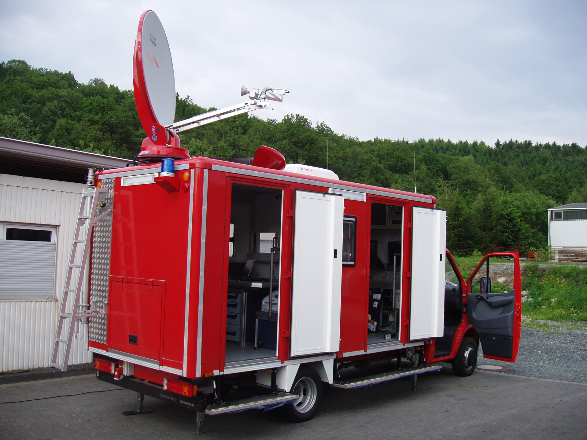 Mobile communications van