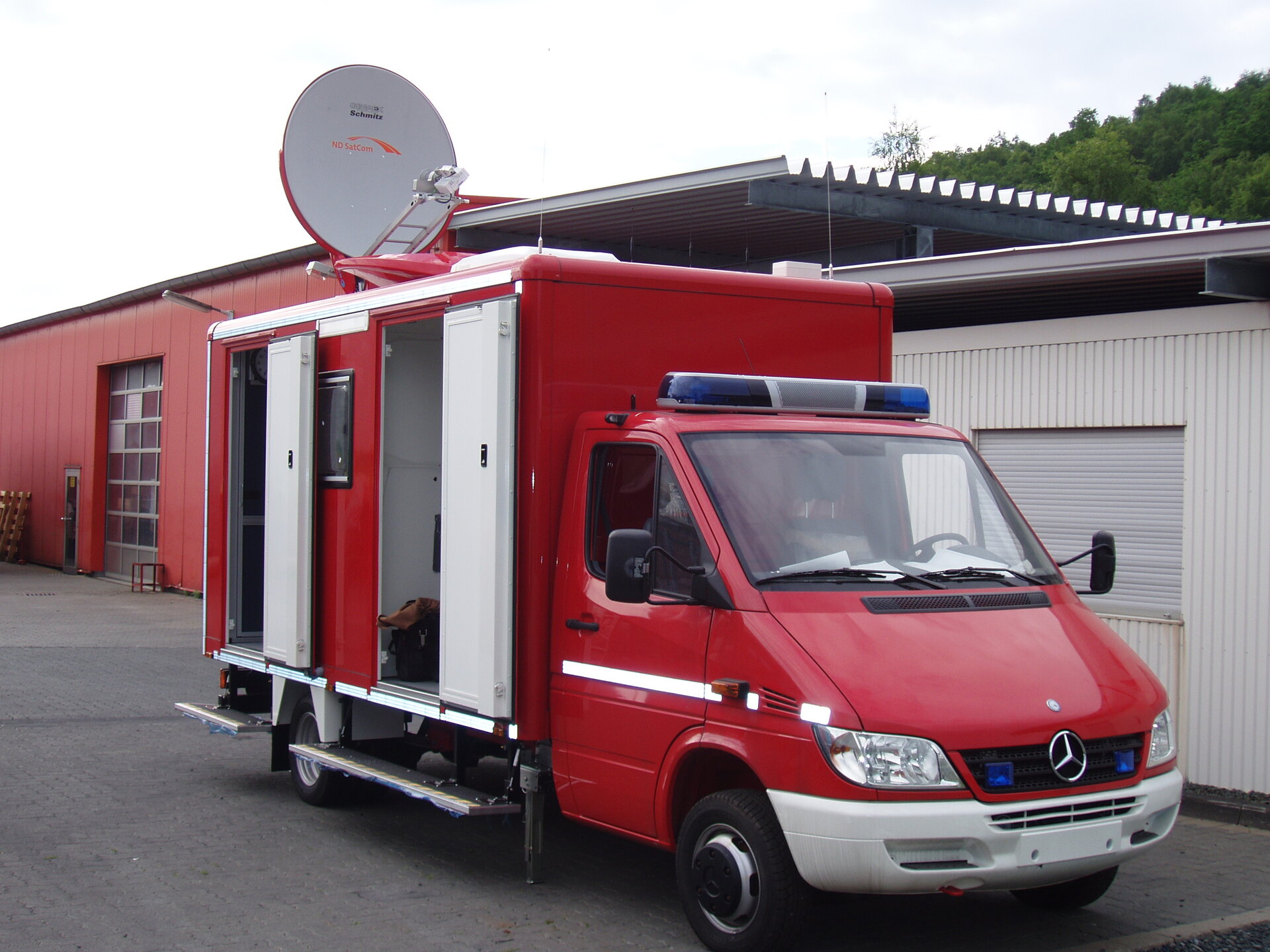 Mobile communications van