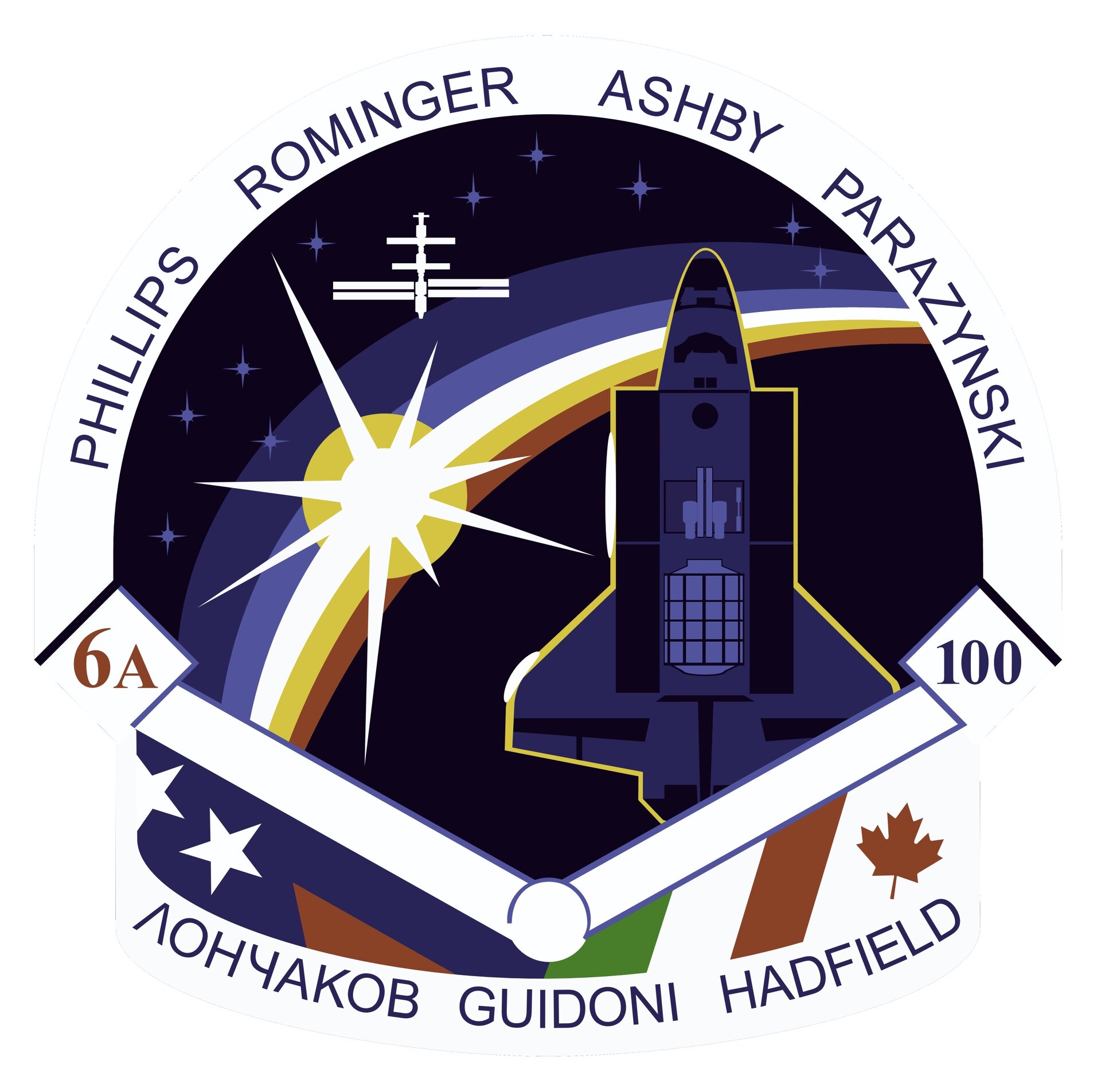 STS-100 patch, 2001