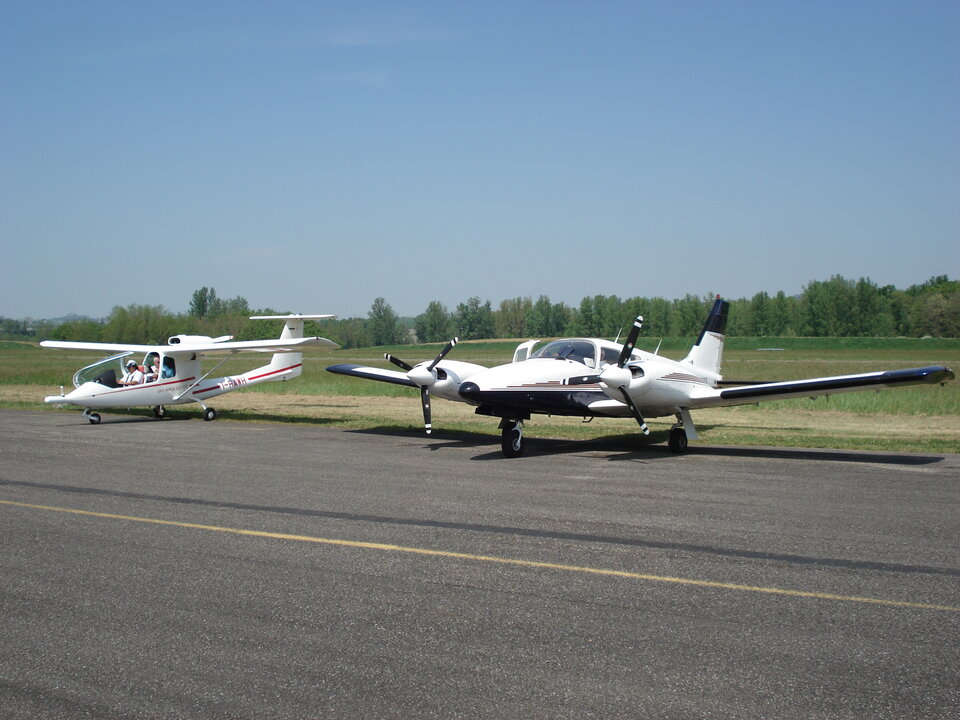 Aircraft used for taking measurements for FLEX