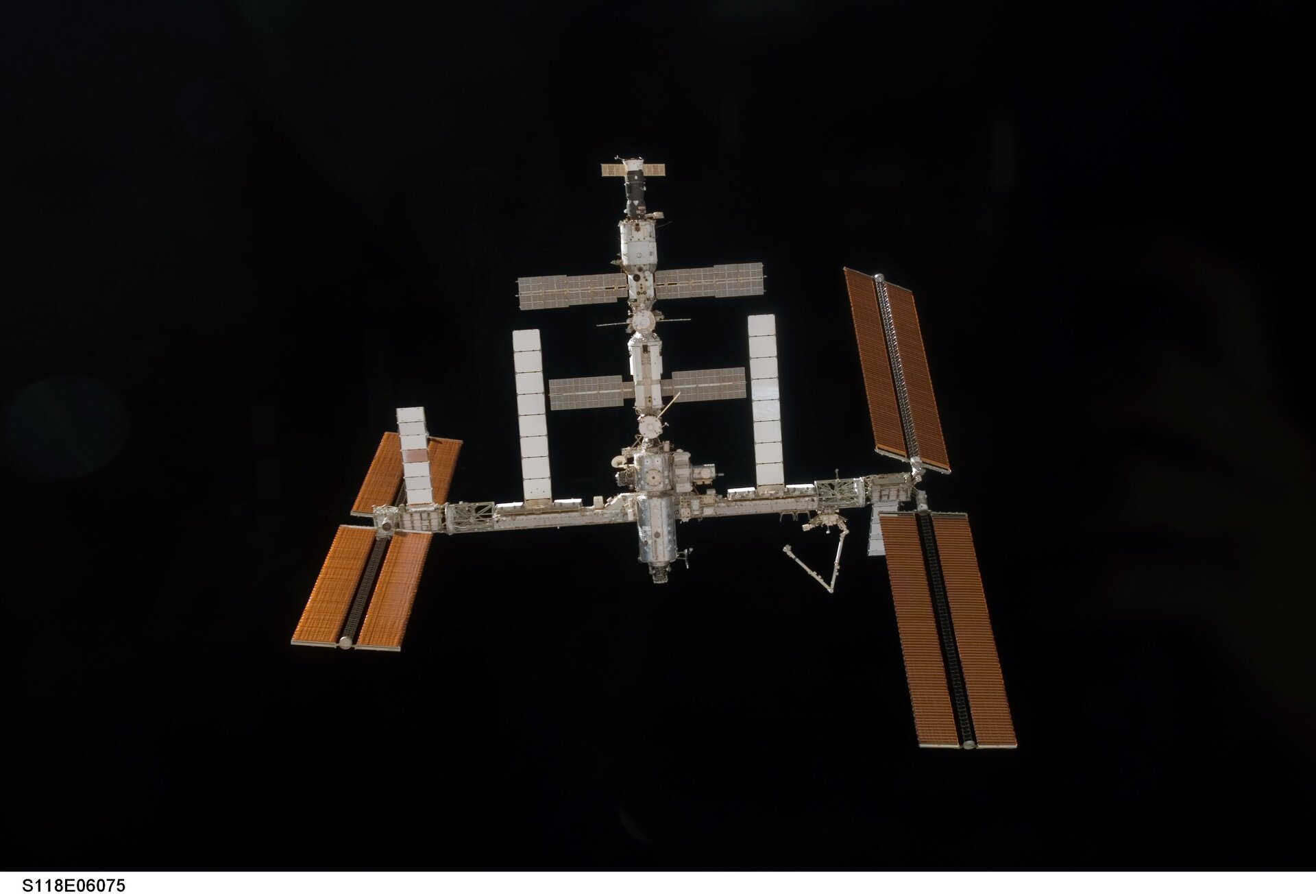ISS configuration before arrival of STS-118