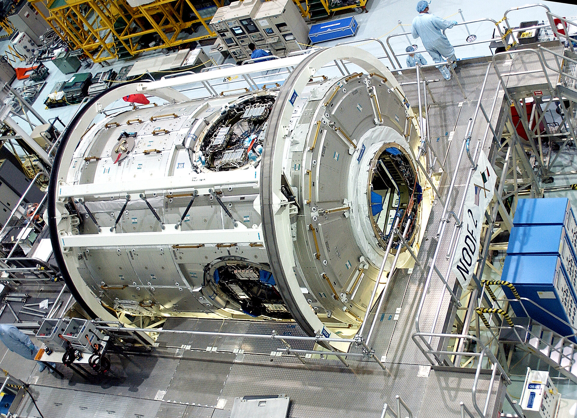 ISS module Node 2 being processed for launch