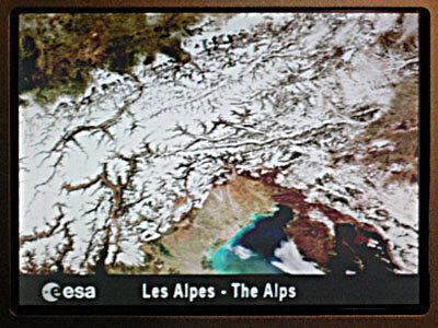 ESA satellite image on Geovision