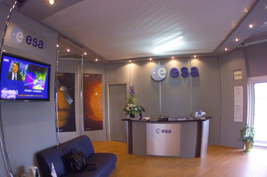 ESA chalet at MAKS 2003