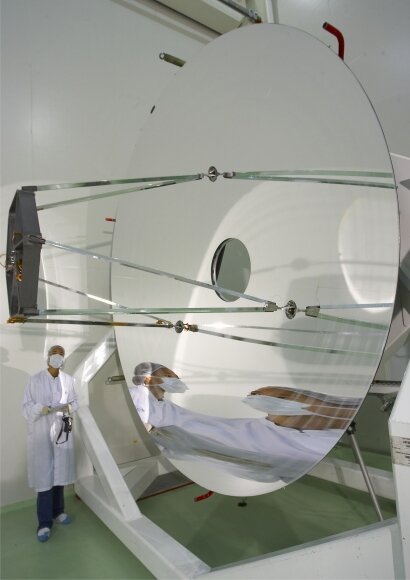 Herschels spegel blir den största som skickats upp i rymden