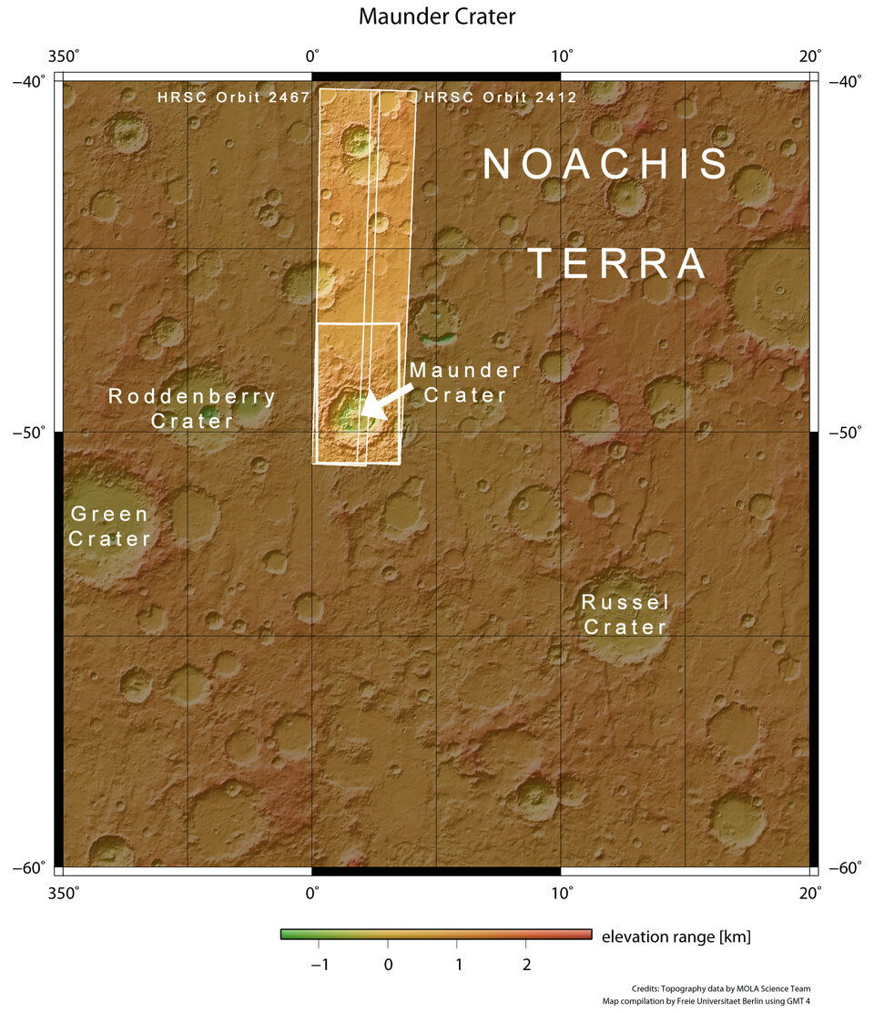 Noachis Terra context map