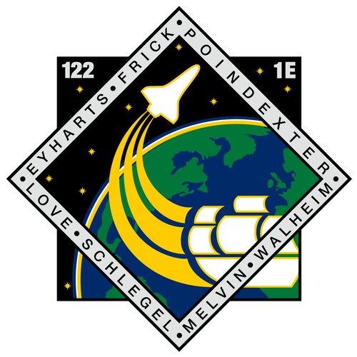 STS-122 mission patch