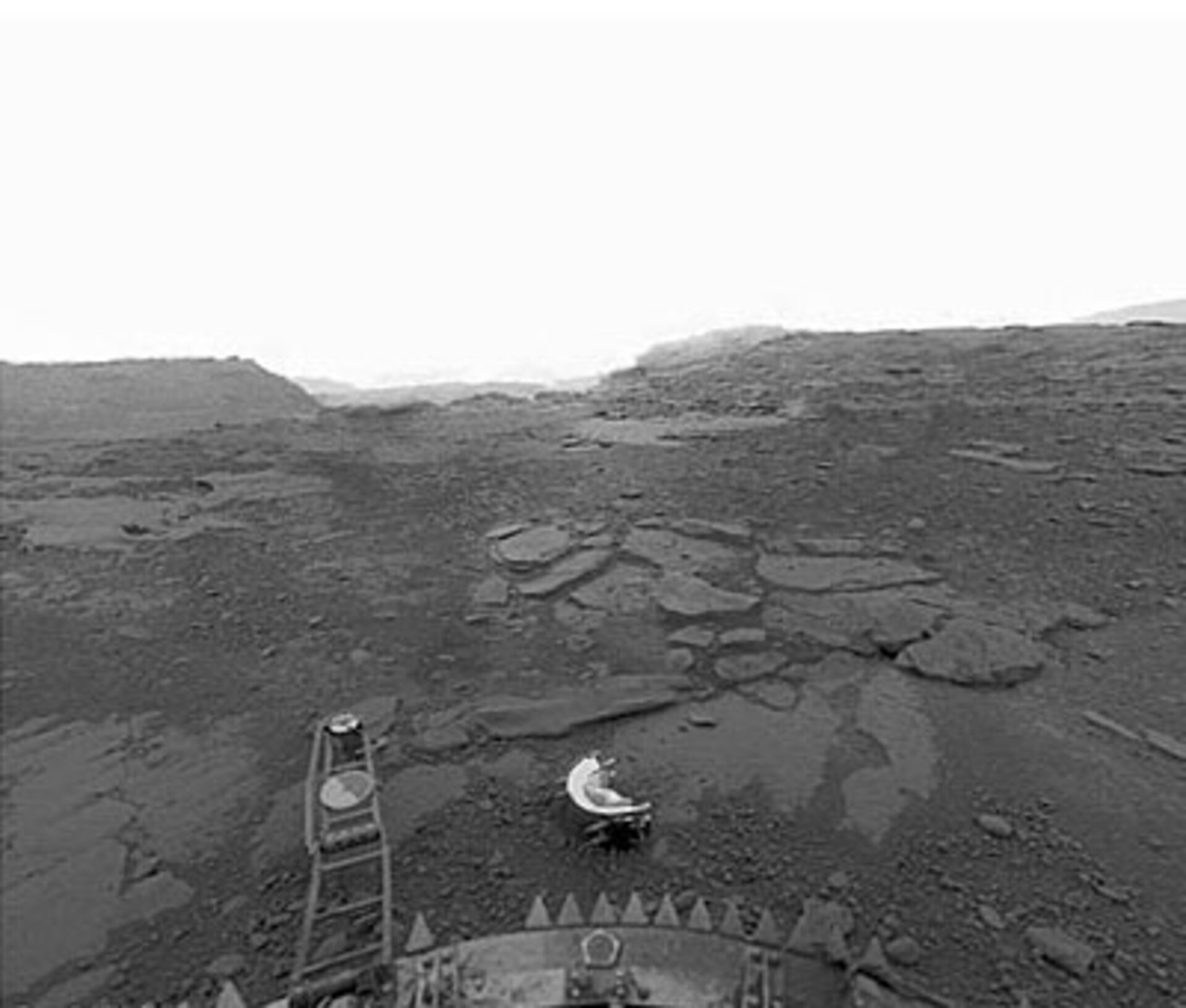 Surface of Venus seen by Venera 13