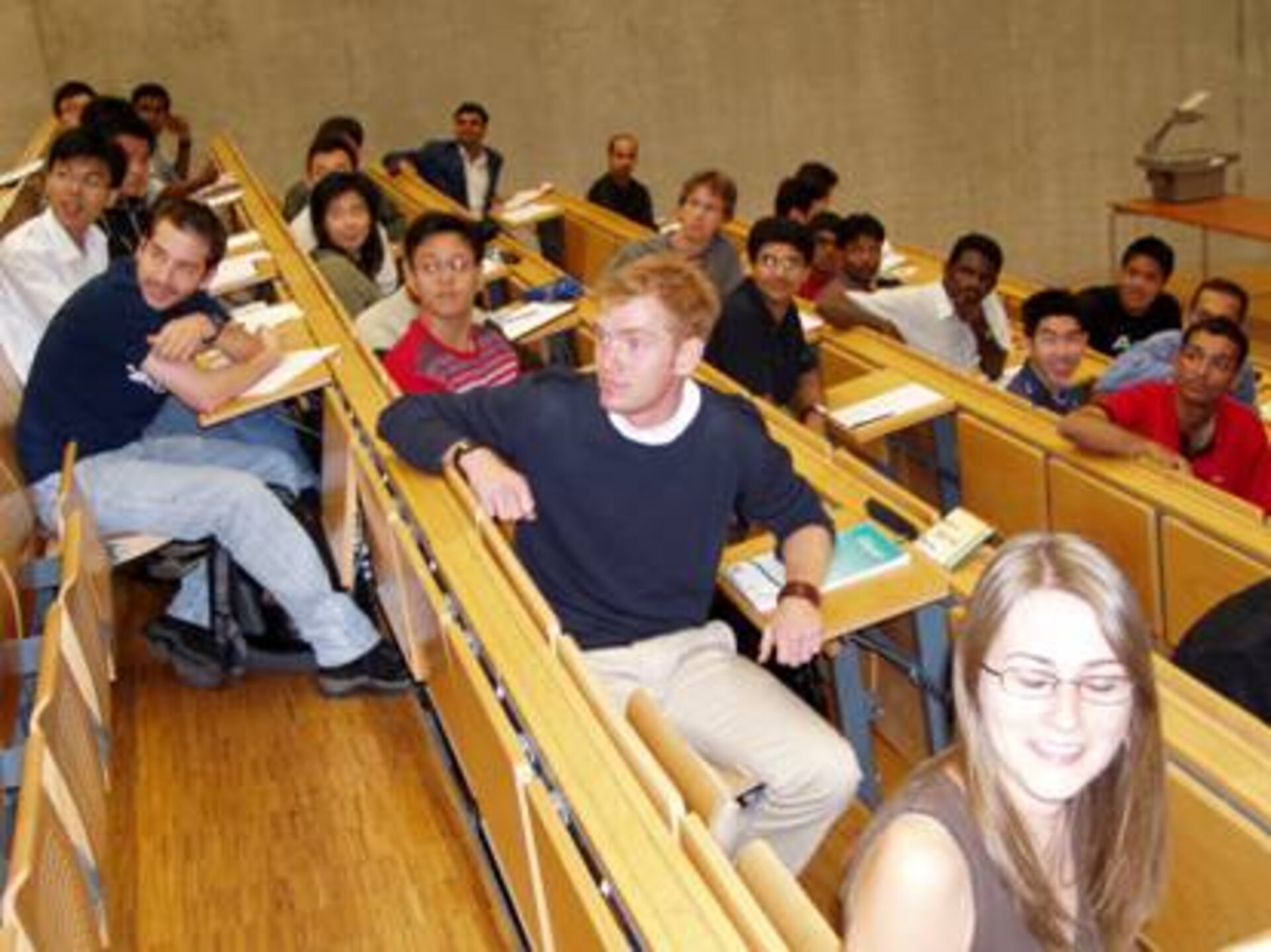 The first-cycle EuMAS students attending one of the courses