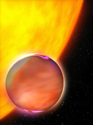 Extrasolar Planet's Hazy Atmosphere
