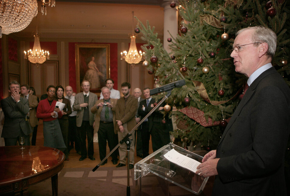 Armand De Decker, président du Sénat de Belgique, rappelle l'importance du Prix Odissea