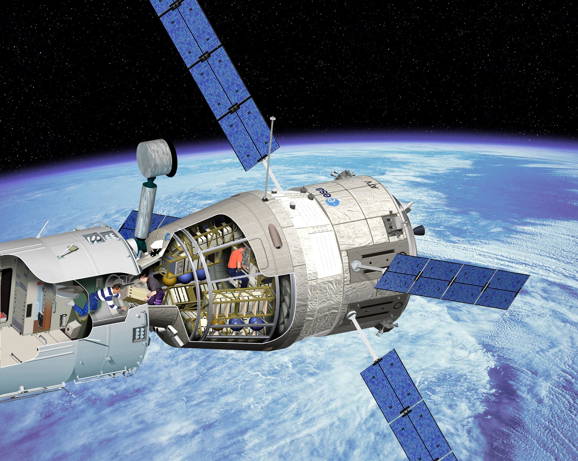 Artist's impression of Large Cargo Return scenario