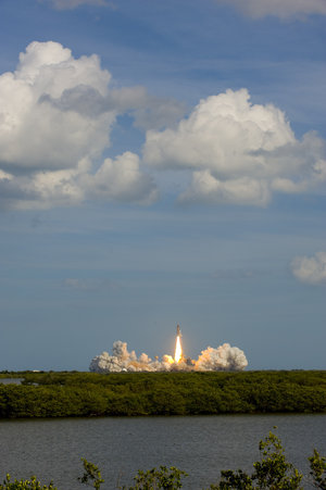 Atlantis lifts off