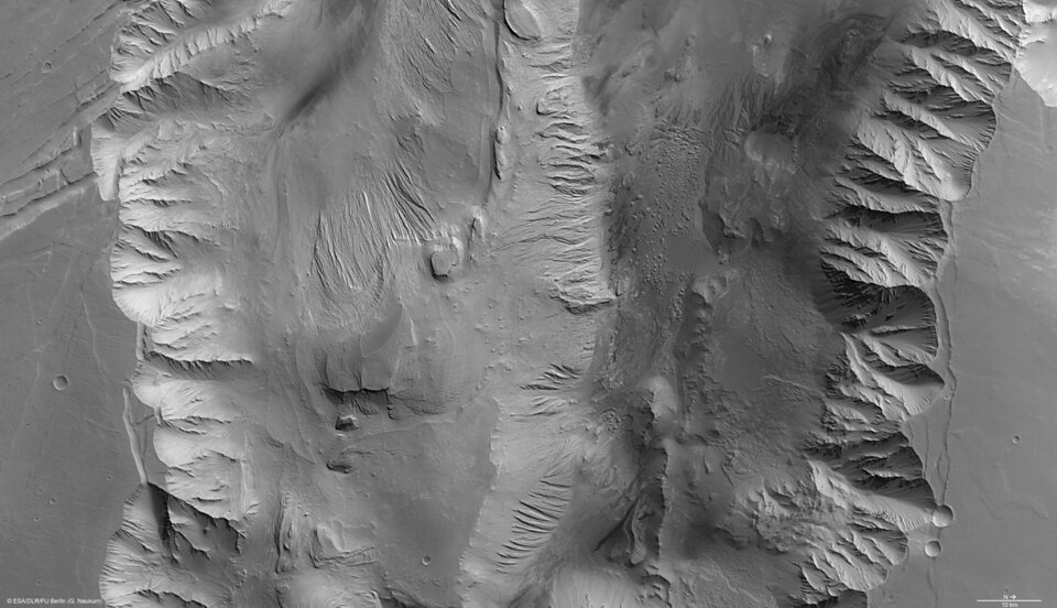 Candor Chasma, nadir view