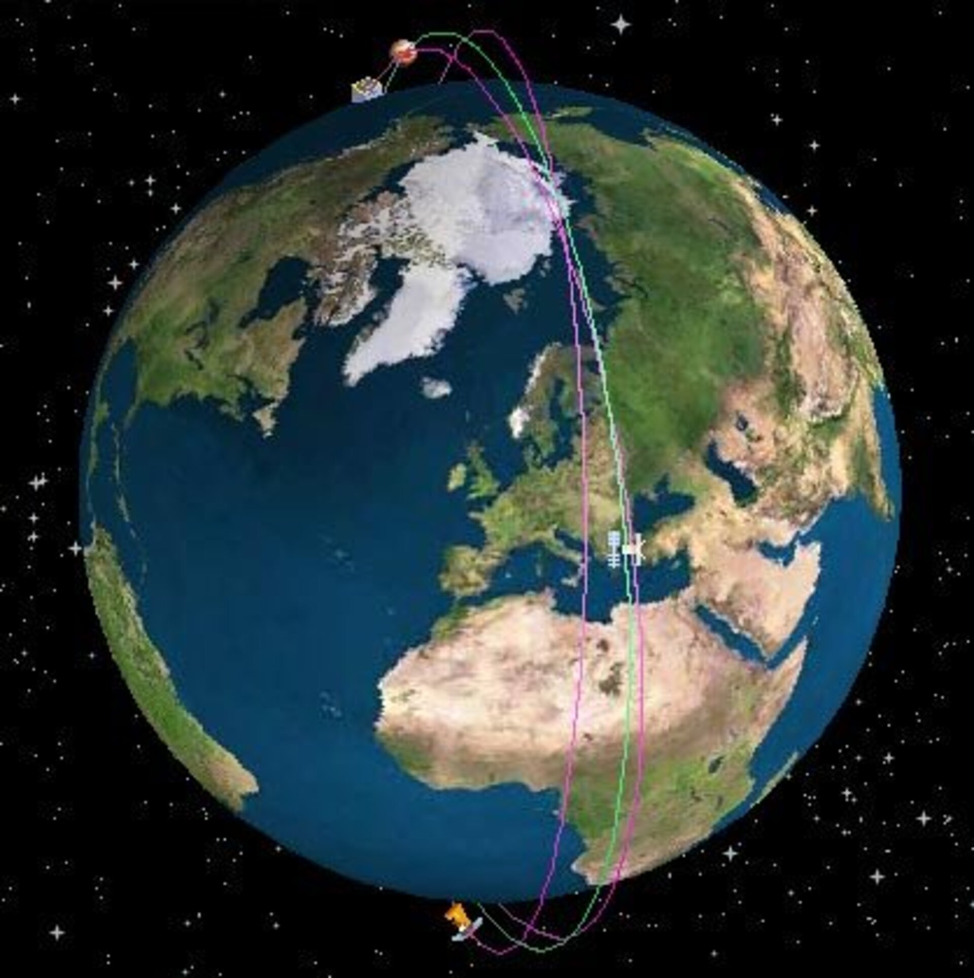 GMES rymdkomponent ska bestå av ett antal satelliter och de markstationer som behövs för att serva dem