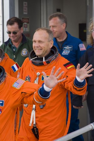 Hans Schlegel during walk out