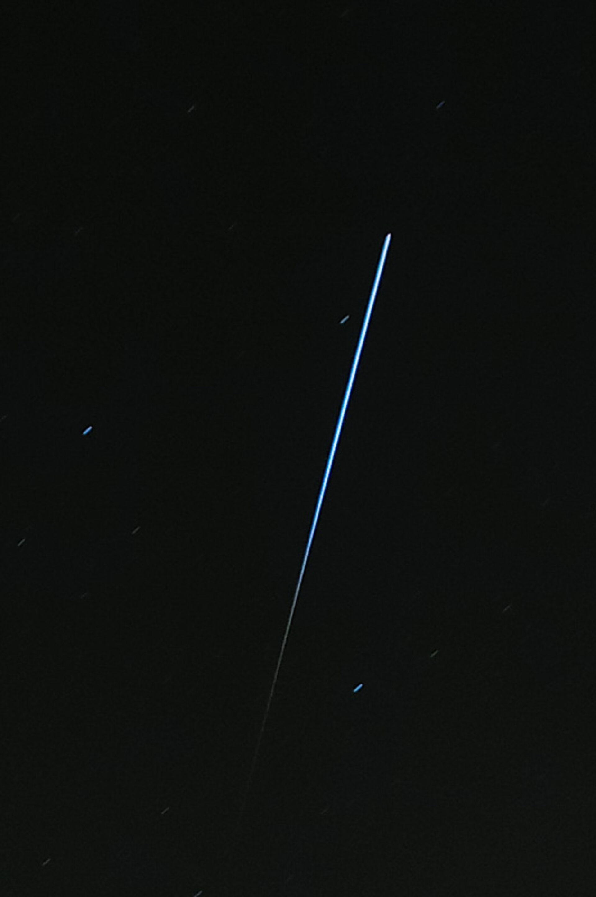 ISS vastgelegd boven ESTEC, om 19:18