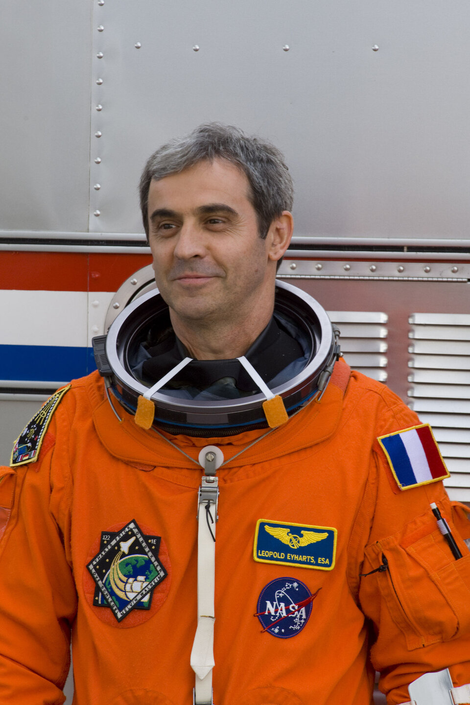 Léopold Eyharts is due to remain on board the station after STS-122 returns