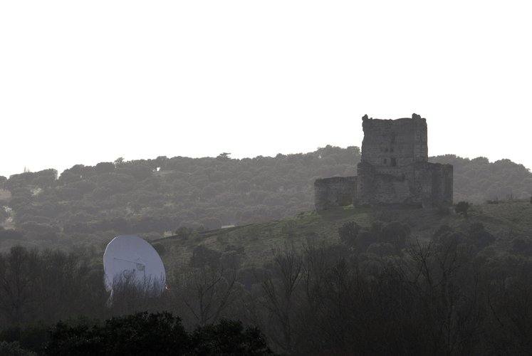 The Villafranca VIL-4 12m C-band antenna