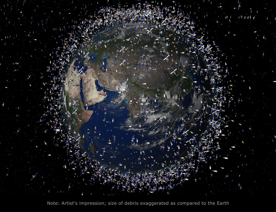 Debris in low-Earth orbit