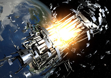 Explosions of satellites & rocket bodies