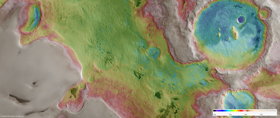 Promethei Planum, false-colour nadir view